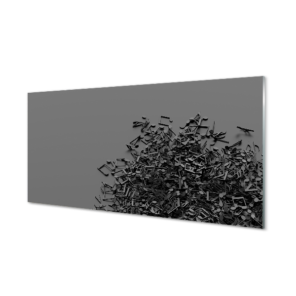 Szklany Panel Harmonijne Nuty