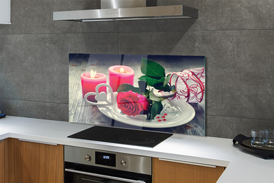 Panel nad Blat Kuchenny Róża, Serce i Świece