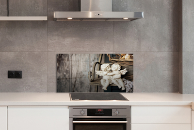 Szklany Panel Czuły Pocałunek Aniołów