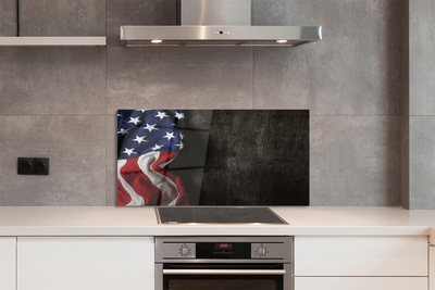 Szklany Panel Amerykański Sztandar Państwowy