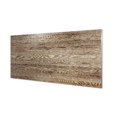 Szklany Panel Drewno słoje sęki