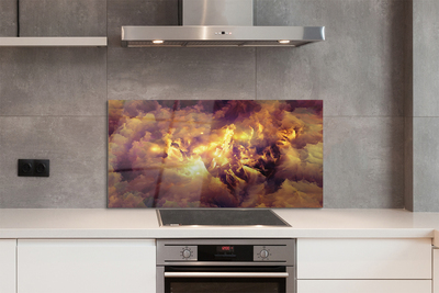 Panel szklany do Kuchni Nowoczesne Wzory Abstrakcyjne