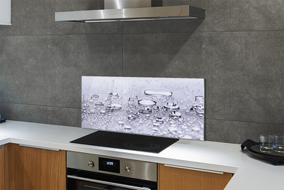 Panel szklany do Kuchni Perliste Odświeżenie Wodne