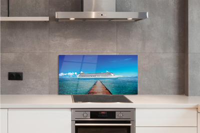 Szkło Ozdobne do Kuchni Letni Rejs po Morzu