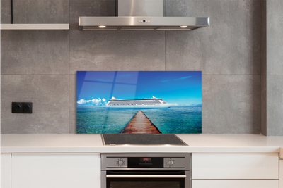 Szkło Ozdobne do Kuchni Letni Rejs po Morzu