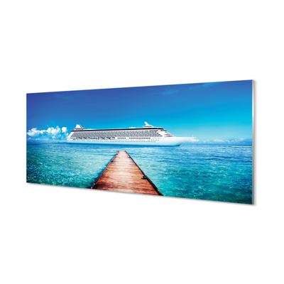 Szkło Ozdobne do Kuchni Letni Rejs po Morzu