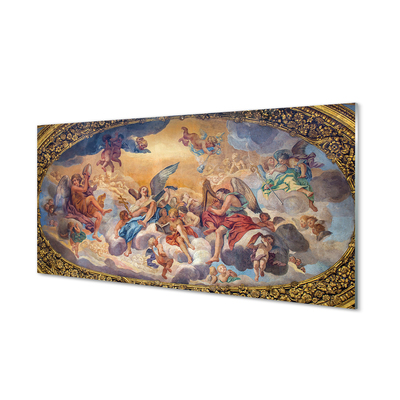 Panel szklany do Kuchni Artystyczna Wizja Aniołów