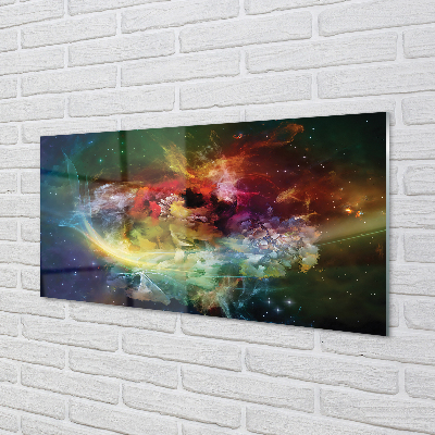 Panel Szklany Fluidyczna Abstrakcja Form