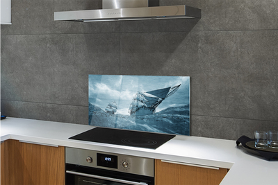 Szklany Panel Statek podczas Sztormu