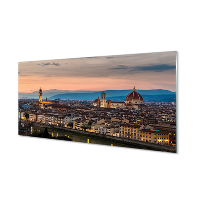 Panel Szklany Włochy Panorama góry katedra