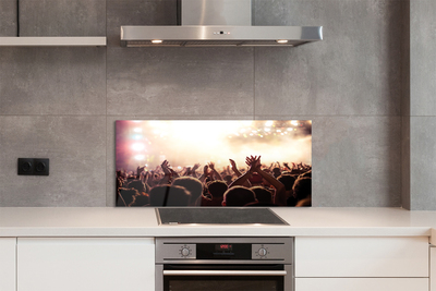 Szklany Panel Tłum na Koncercie