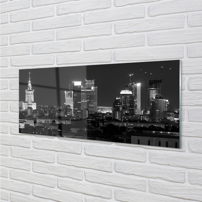 Panel Szklany Światła Warszawskiej Metropolii