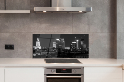 Panel Szklany Światła Warszawskiej Metropolii