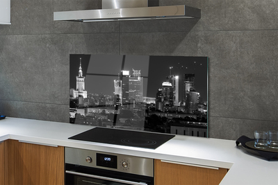 Panel Szklany Światła Warszawskiej Metropolii