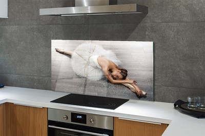 Panel szklany do Kuchni Baletnica w Białej Sukni