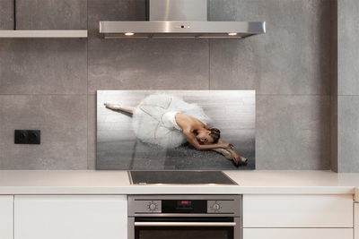 Panel szklany do Kuchni Baletnica w Białej Sukni