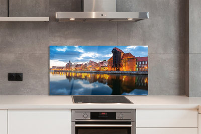 Panel nad Blat Kuchenny Gdańskie Kamienice nad Rzeką