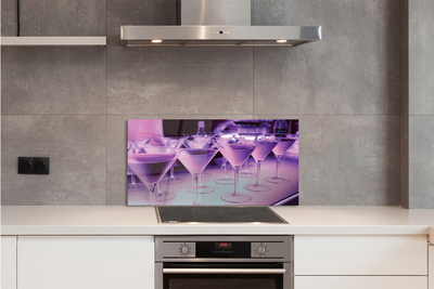 Szklany Panel Wykwintne Koktajle w Szkle