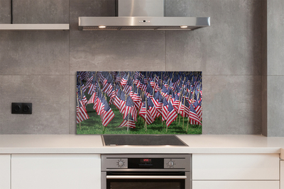 Szklany Panel Flagi Stanów Zjednoczonych