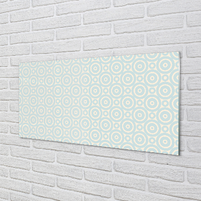 Szklany Panel Geometryczne Koła