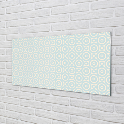 Szklany Panel Geometryczne Koła