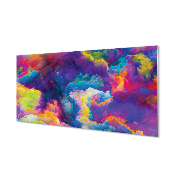 Panel Szklany Chaotyczna Harmonia Kształtów