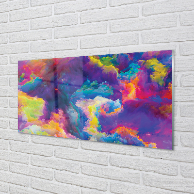 Panel Szklany Chaotyczna Harmonia Kształtów