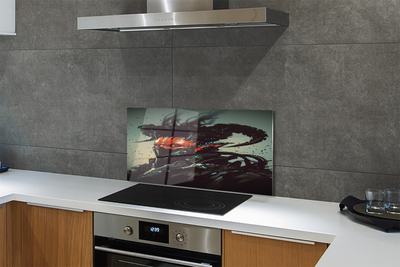 Panel nad Blat Kuchenny Ciemna Postać z Koszmaru