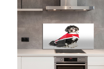 Szkło Ozdobne do Kuchni Portret Spokojnego Psa