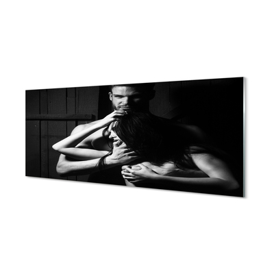 Panel szklany do Kuchni Romantyczna Para