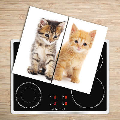 Deska kuchenna Brązowy i rudy kot
