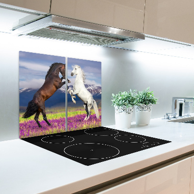 Deska kuchenna Walczące konie góry