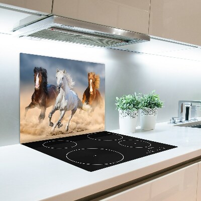Deska kuchenna Konie na pustyni