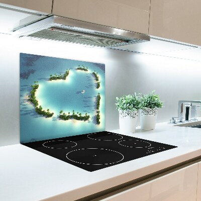 Deska kuchenna Wyspy kształt serca