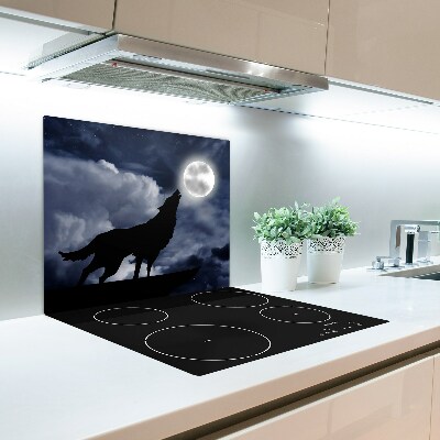 Deska kuchenna Wyjący wilk pełnia