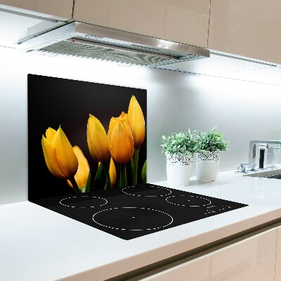 Deska kuchenna Żółte tulipany