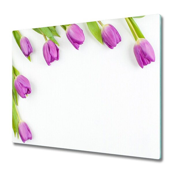 Deska do krojenia Fioletowe tulipany
