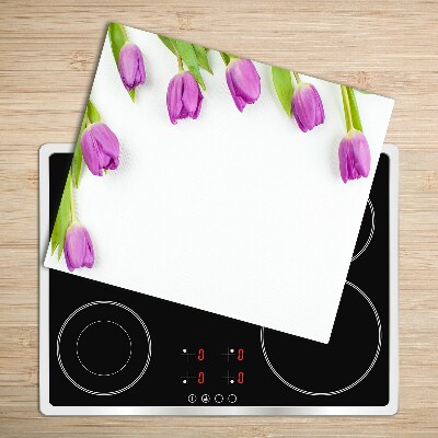 Deska do krojenia Fioletowe tulipany