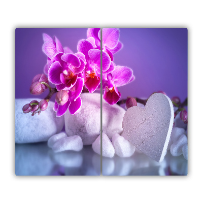 Deska do krojenia Orchidea i serce