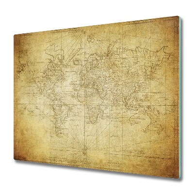 Deska do krojenia Stara mapa świata