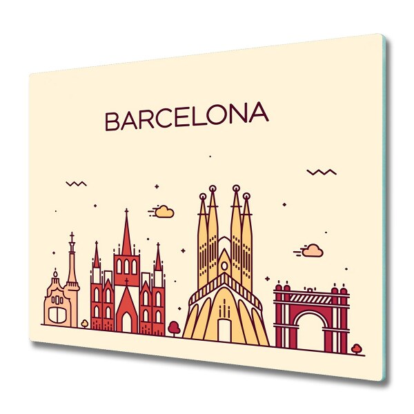 Deska do krojenia Napis Barcelona