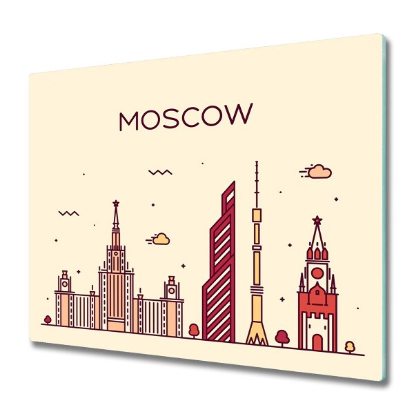 Deska do krojenia Moskwa budynki