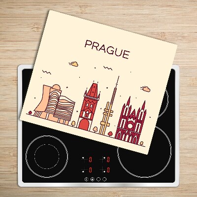Deska do krojenia Praga budynki