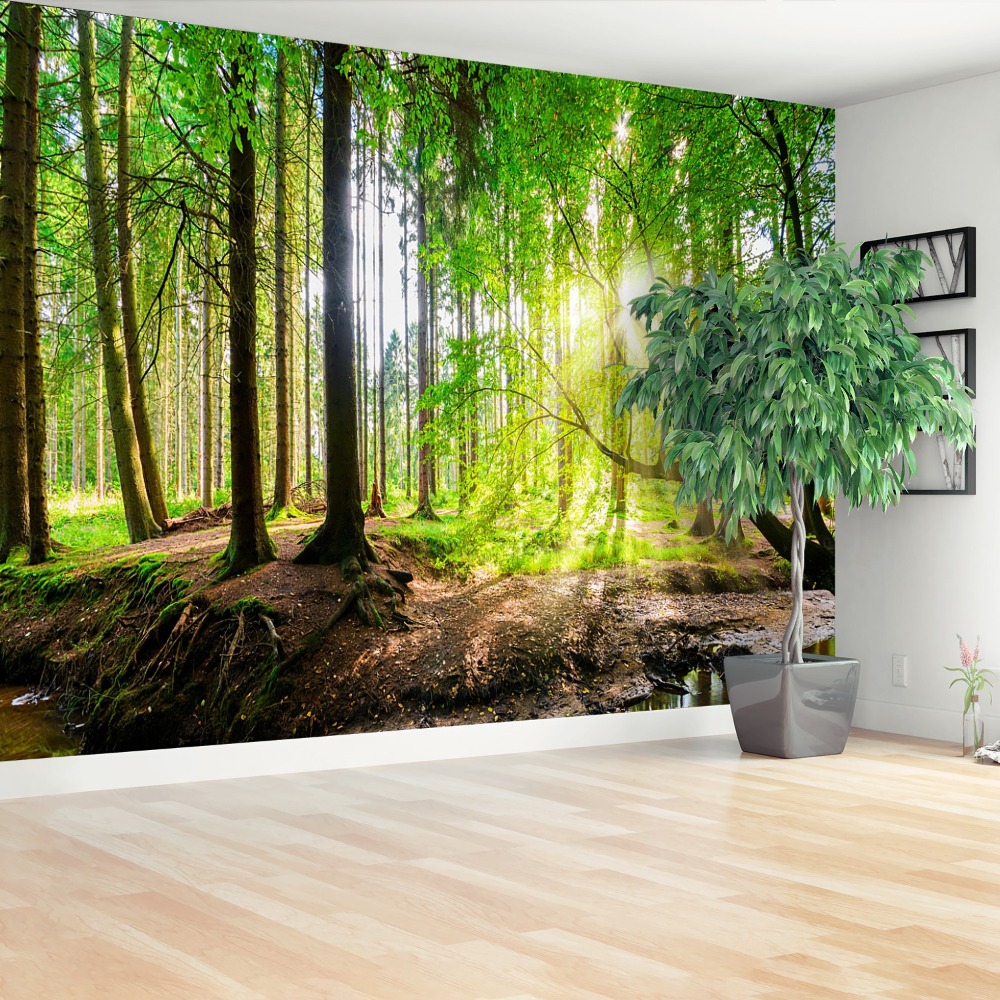 Fototapeta Las słońce