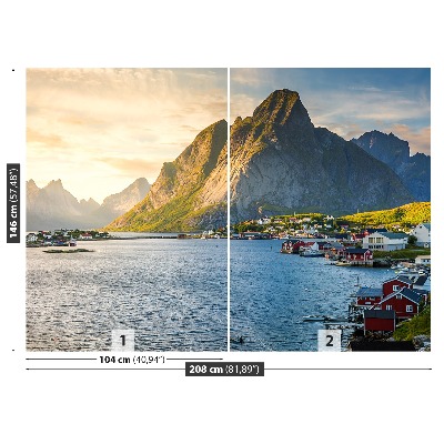 Fototapeta Fiord Norwegia