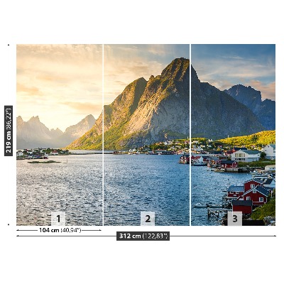 Fototapeta Fiord Norwegia