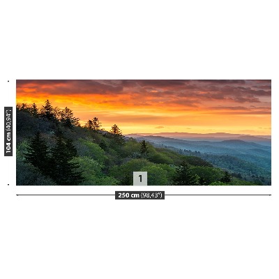 Fototapeta Góry Wschód słońca