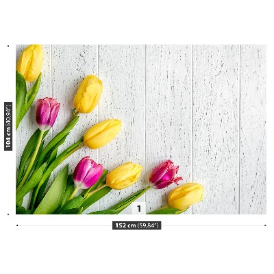 Fototapeta żółte tulipany