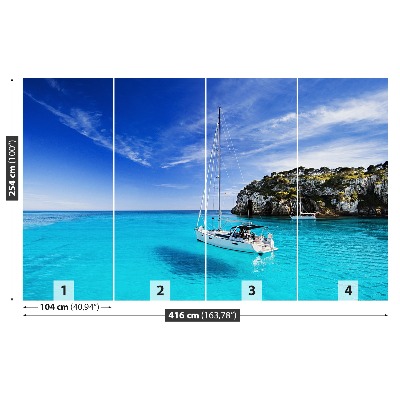 Fototapeta Żaglówka Menorca