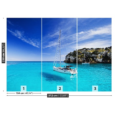 Fototapeta Żaglówka Menorca